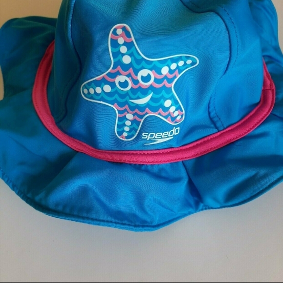 SPEEDO block the burn 50 sun hat with chin strap - Picture 3 of 7